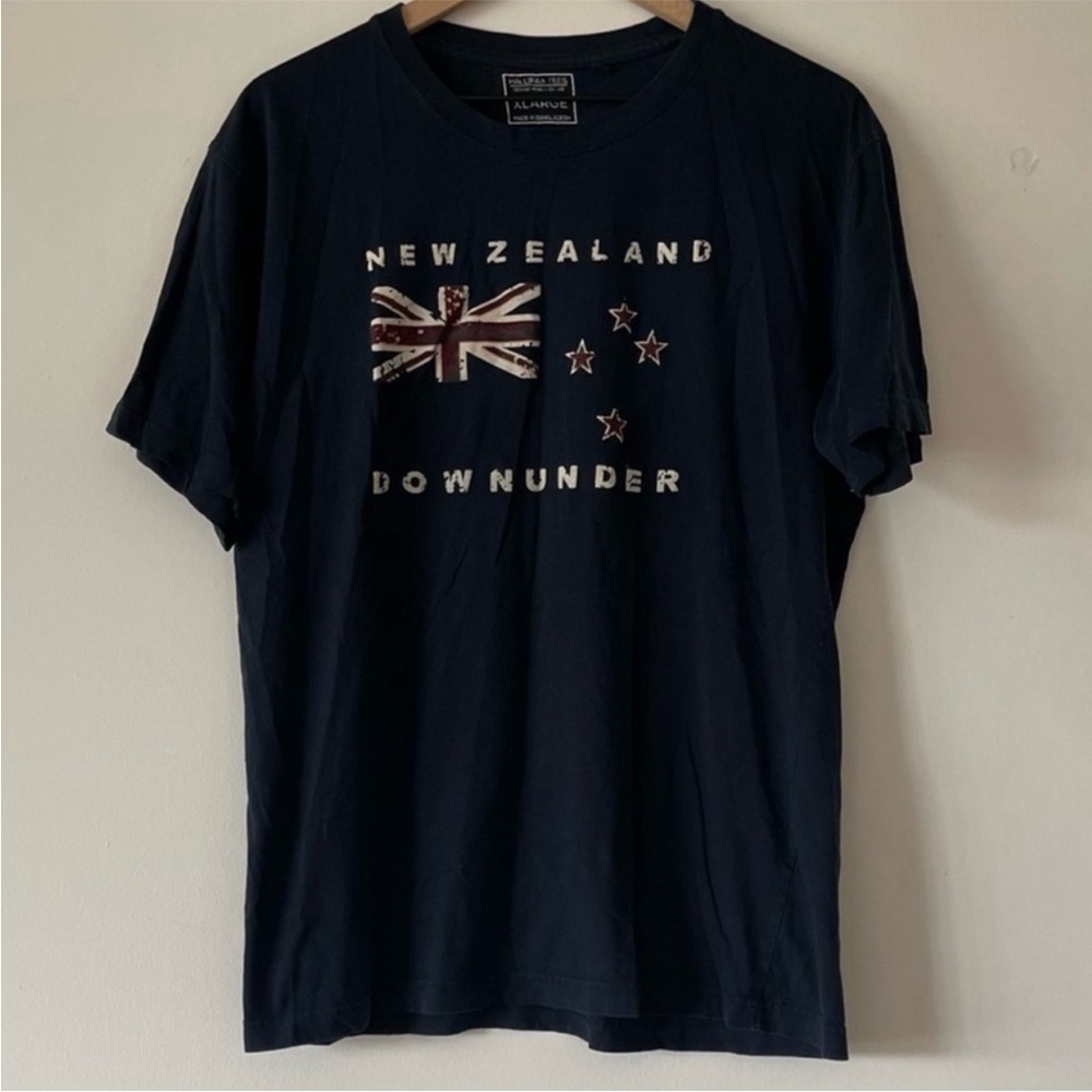 New Zealand Downunder flag T-shirt. Men’s XL